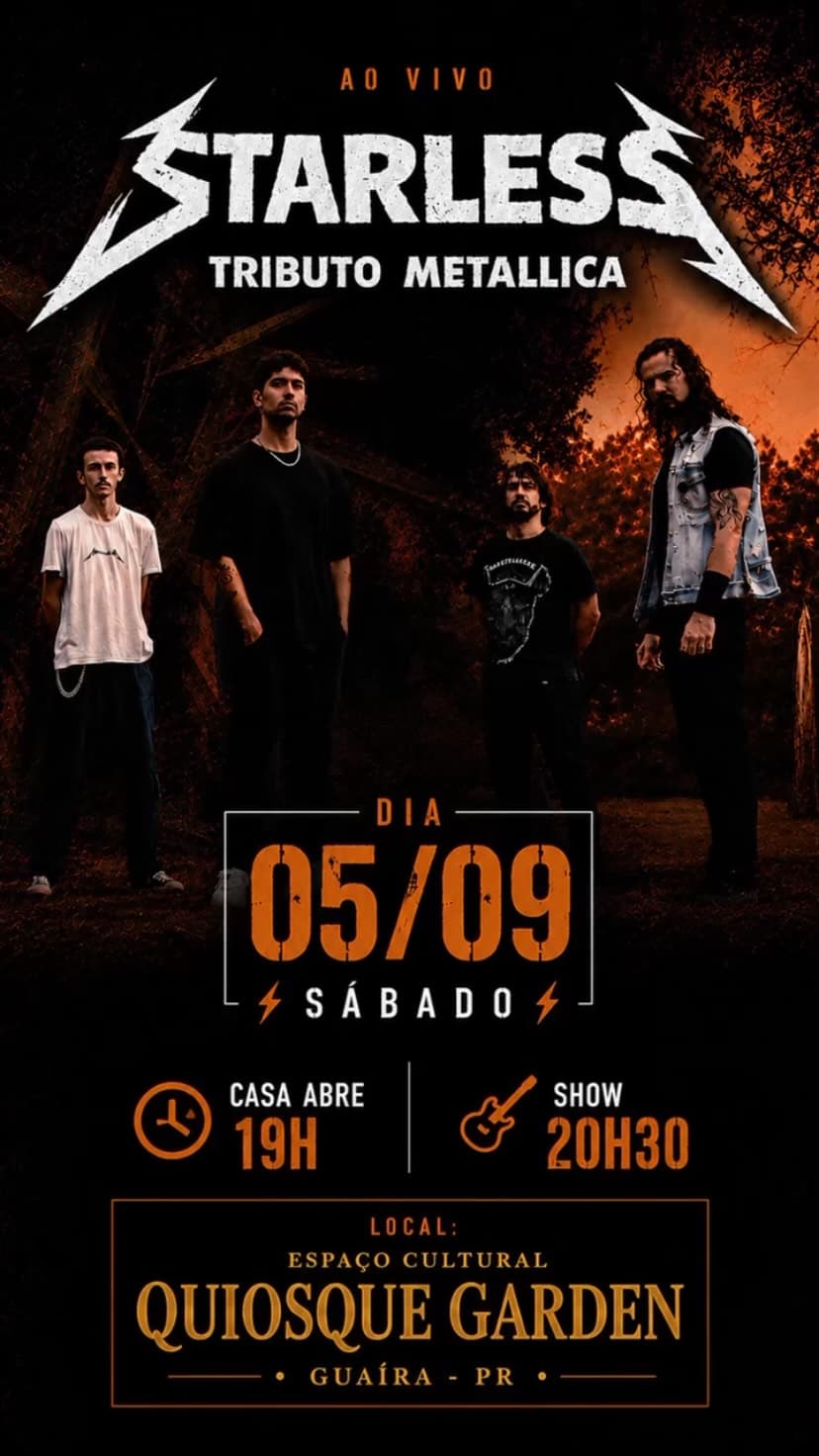 Flyer de STARLESS