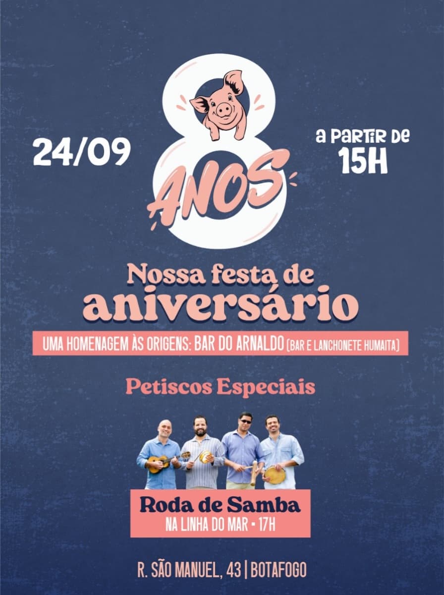 Flyer de Na Linha do Mar