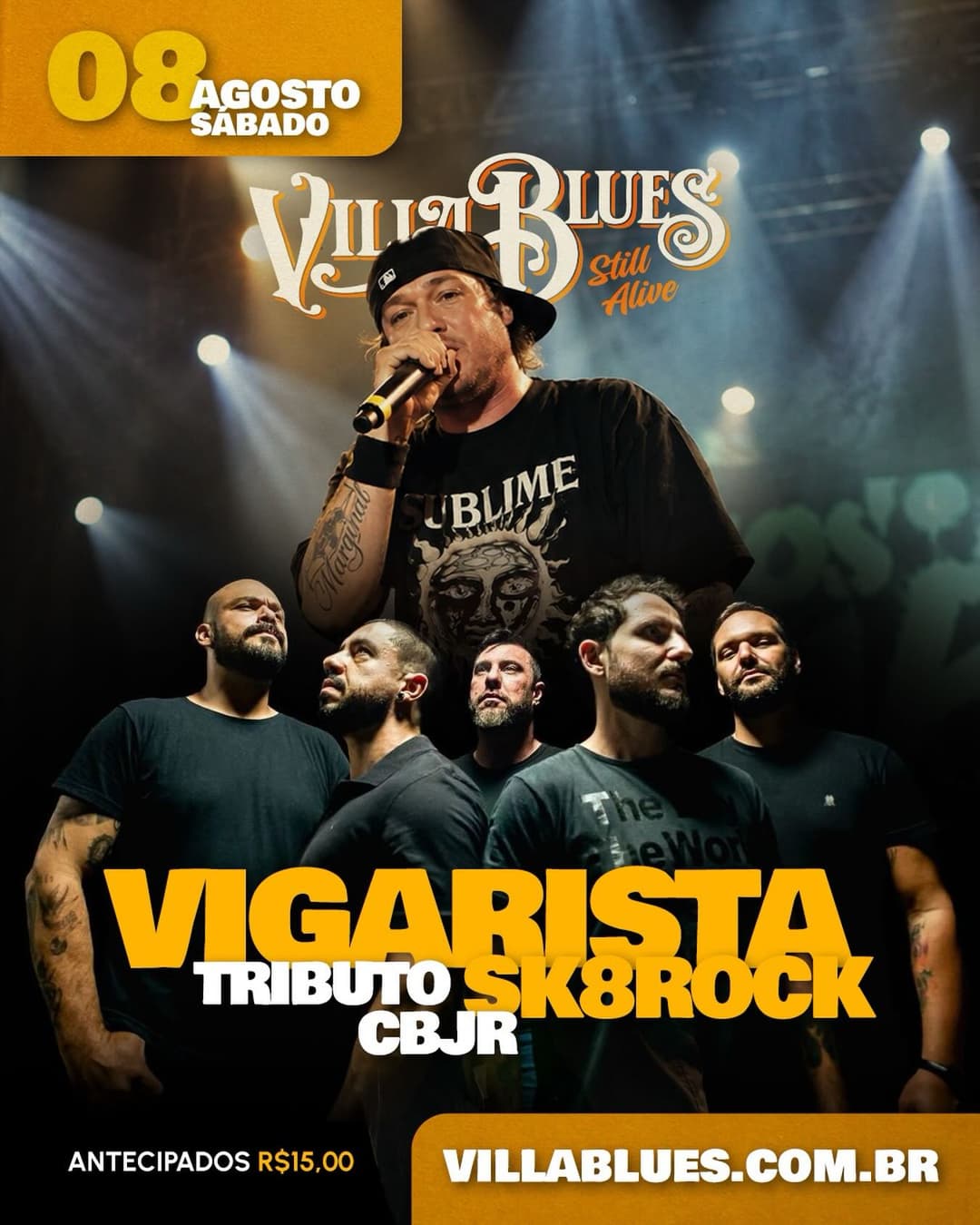 Flyer de Vigarista SK8Rock