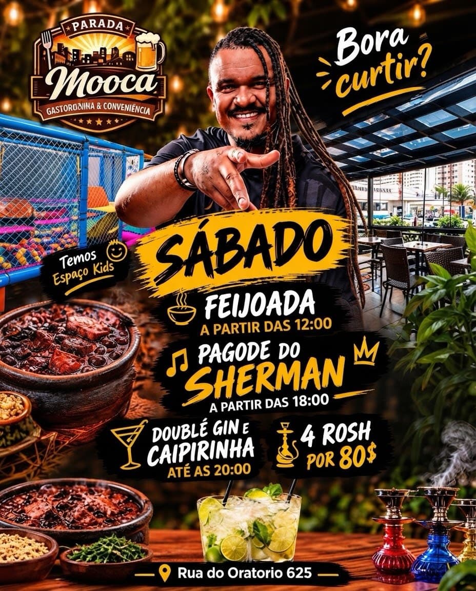 Flyer de Samba do Cris