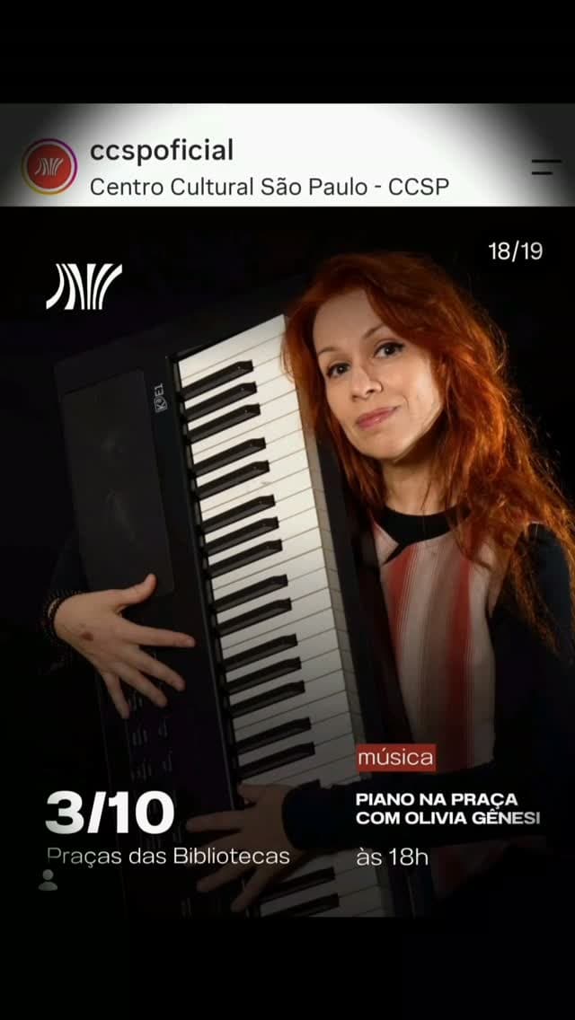 Flyer de Olivia Gênesi