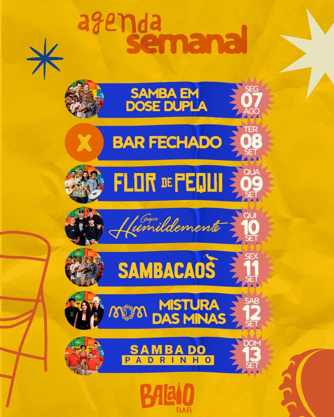 Flyer de Samba do Padrinho