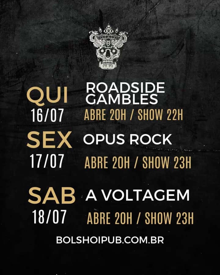 Flyer de Roadside Gambles