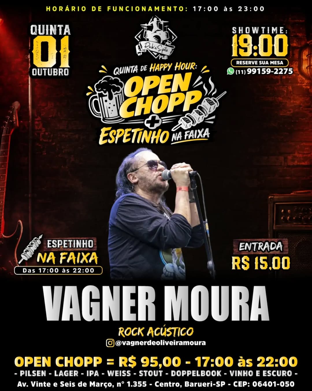Flyer de Vagner de Oliveira Moura