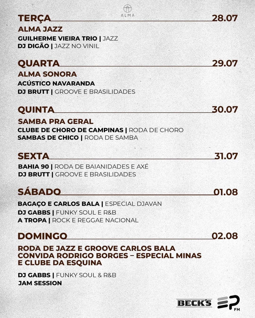 Flyer de DJ Digão, Dj Brutt, Carlos Bala e mais 4 artistas