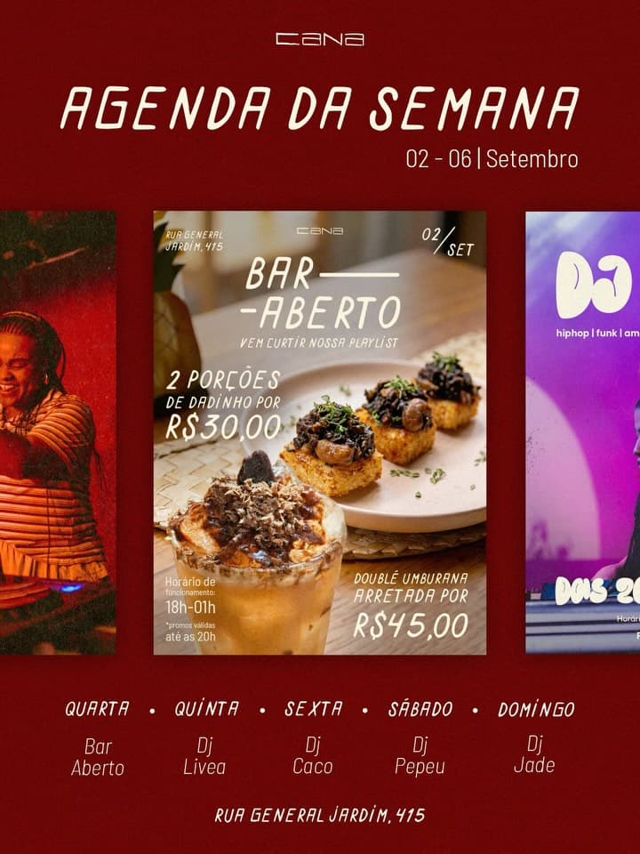 Flyer de pixtinha e cacodesousa