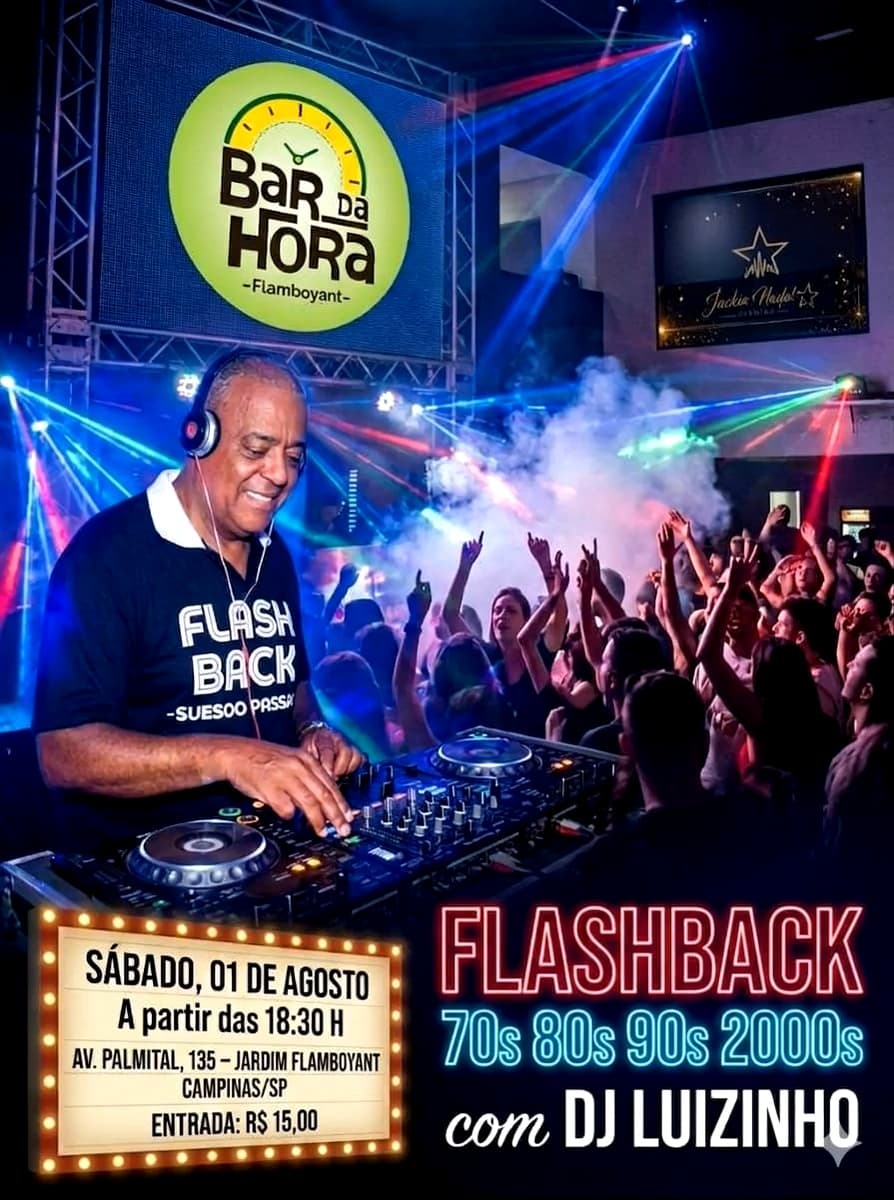 Flyer de Dj Luizinho