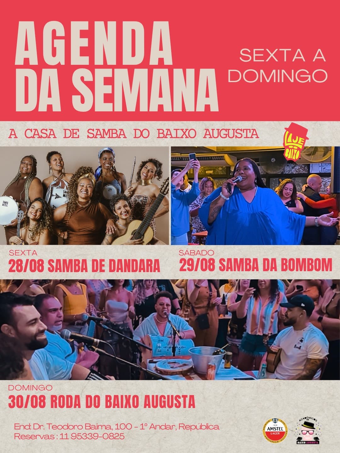 Flyer de Roda do Baixo Augusta