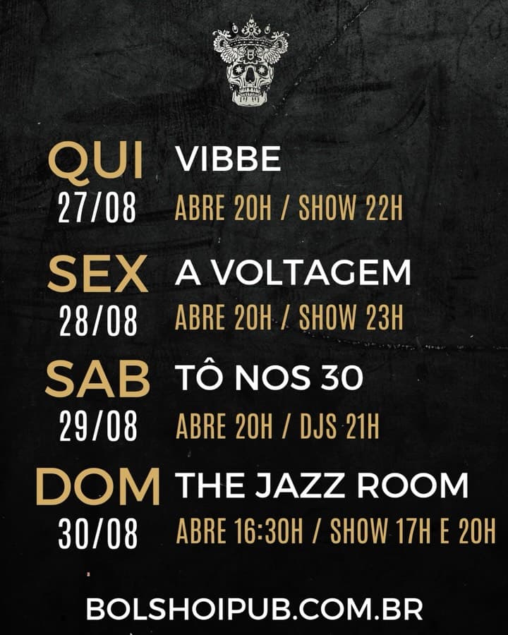 Flyer de The Jazz Room