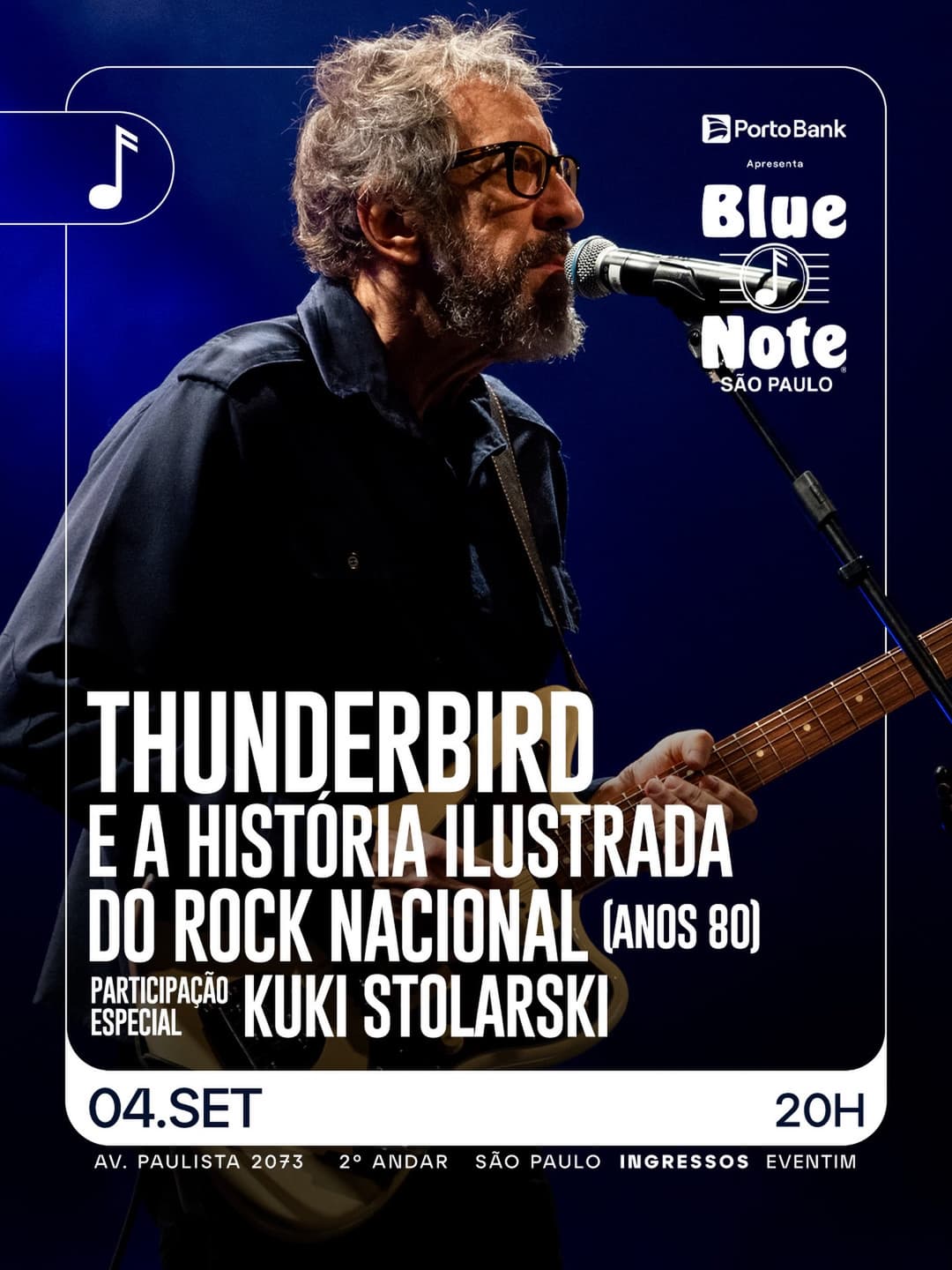 Flyer de Luiz Thunderbird e Kuki Stolarski