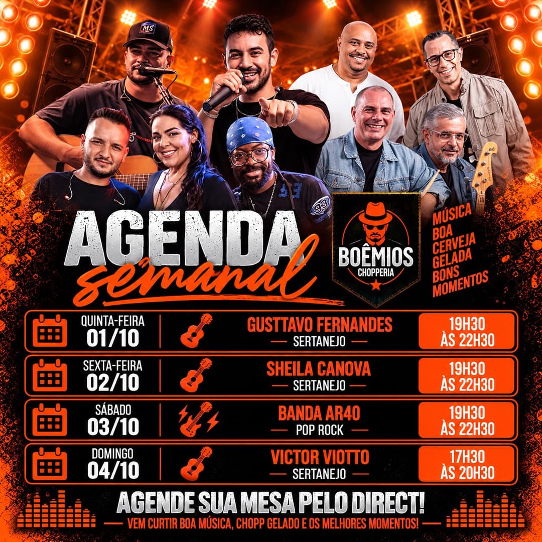 Flyer de Victor Viotto