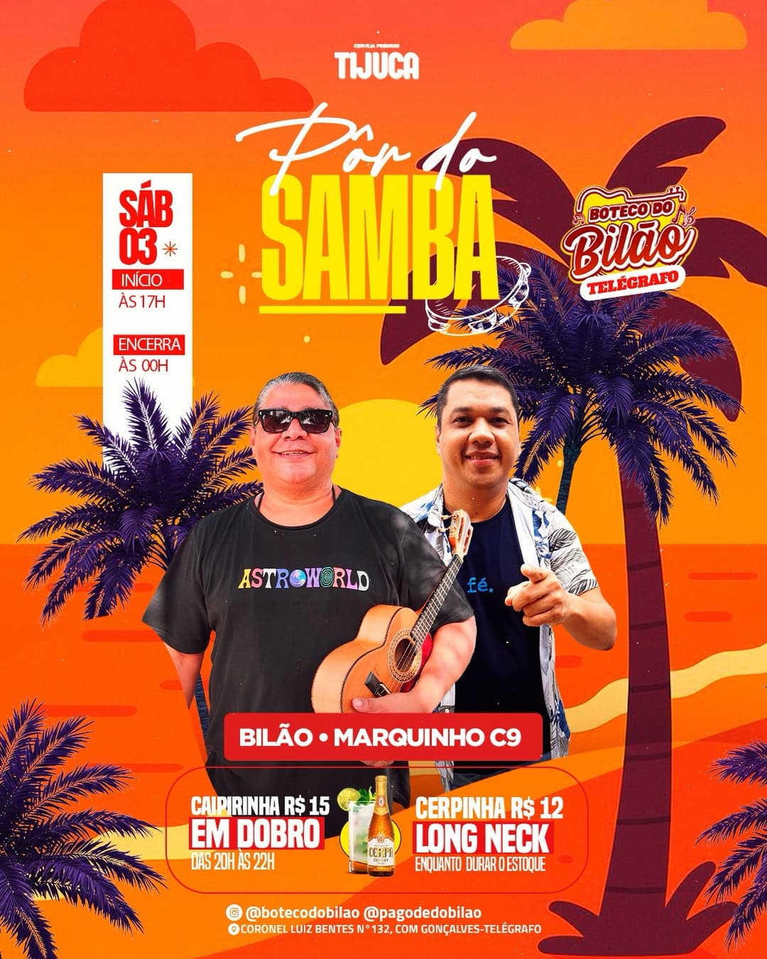 Flyer de Marquinho C9 e Bilão