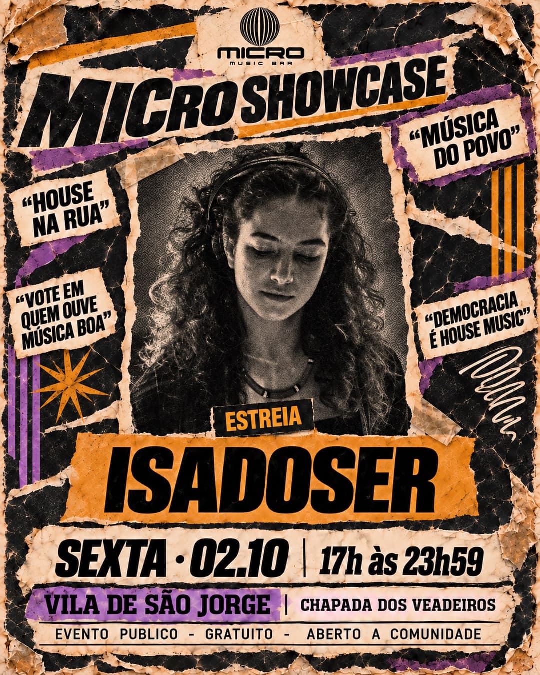 Flyer de Isa dos Er