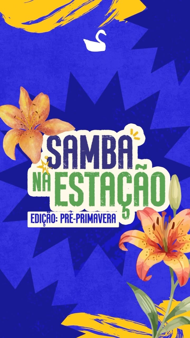 Flyer de Samba da Estação