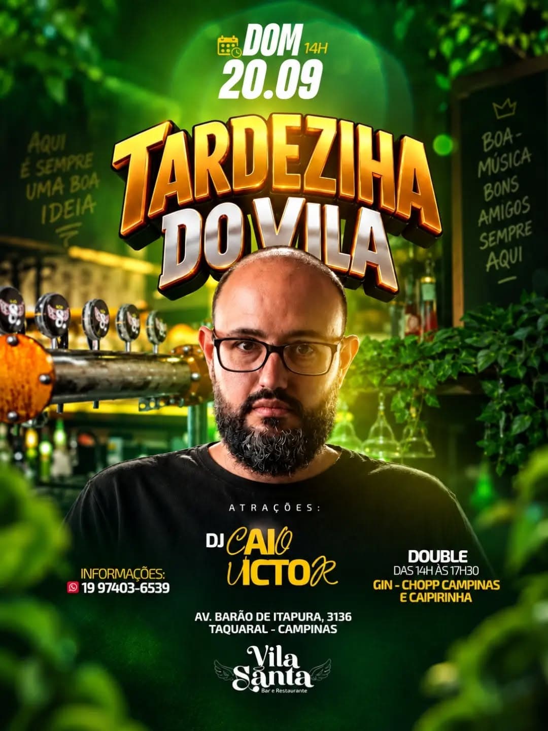 Flyer de DJ Caio Victor