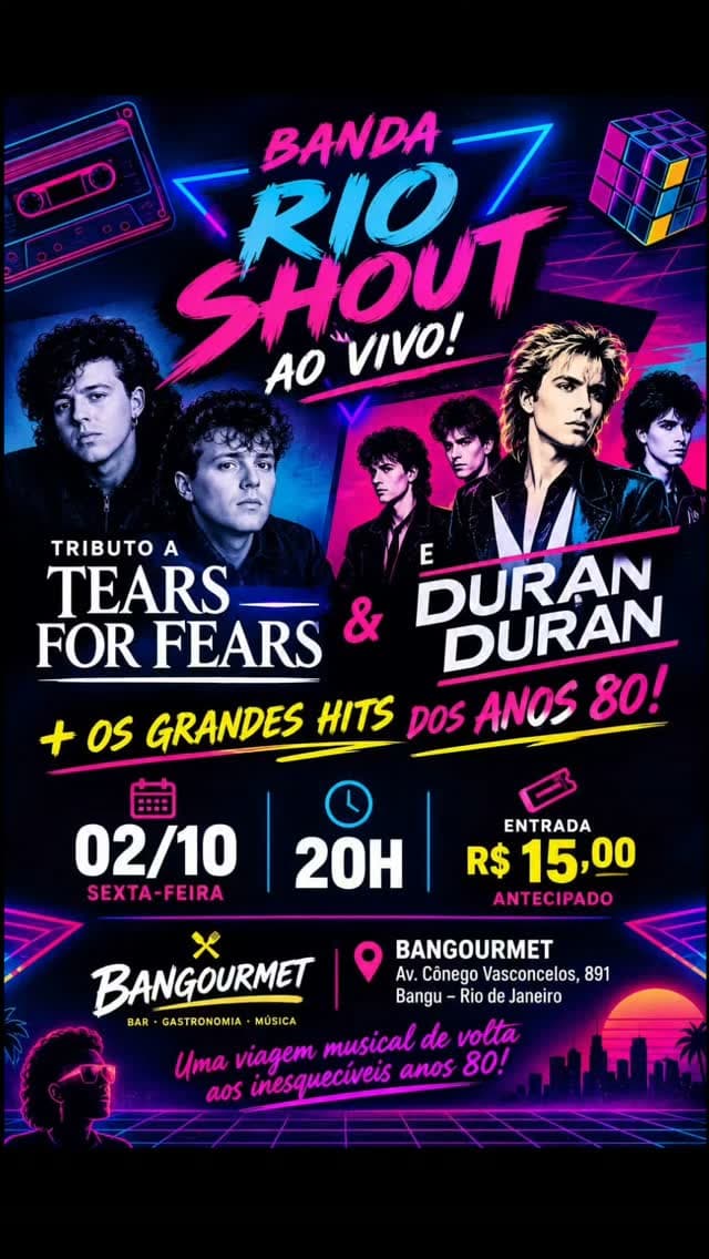 Flyer de Banda Rio Shout