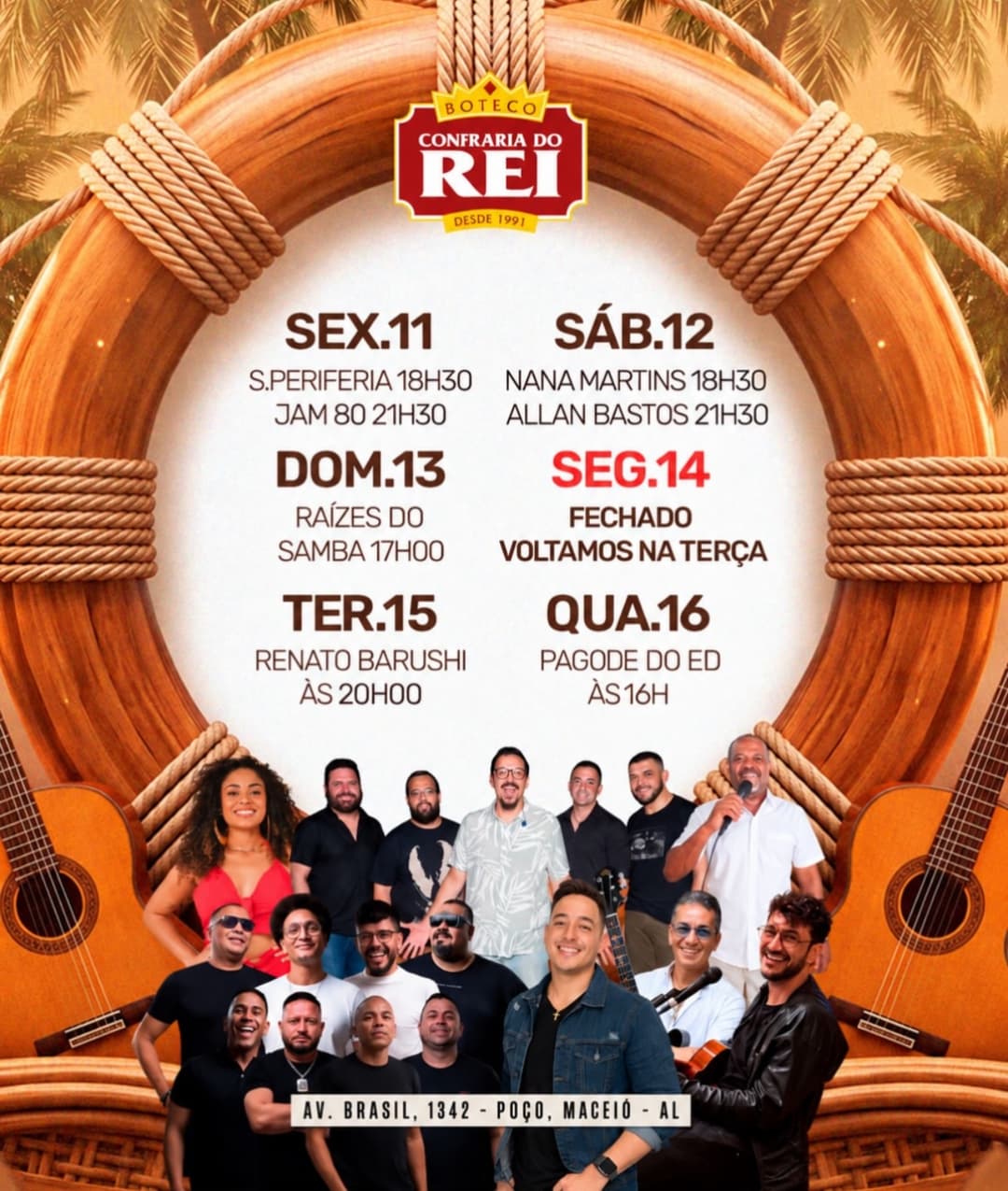 Flyer de Raízes do Samba