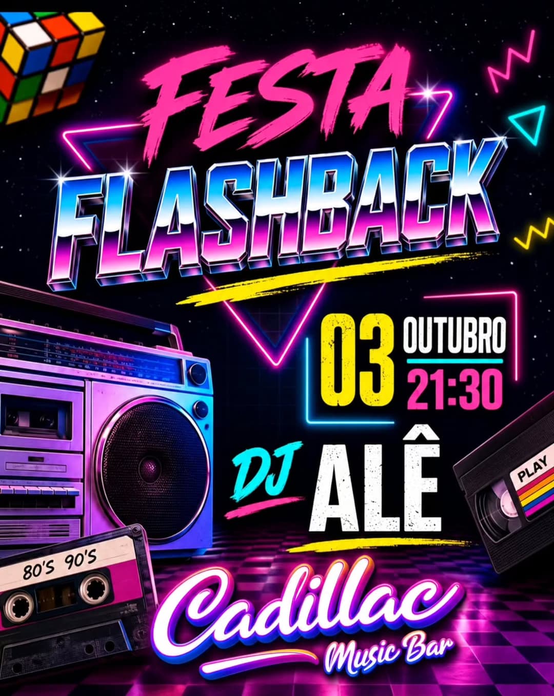 Flyer de DJ ALÊ