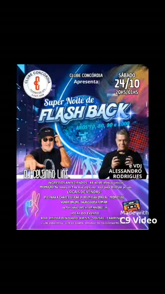 Flyer de Dj Alessandro Rodrigues e mais 2 artistas