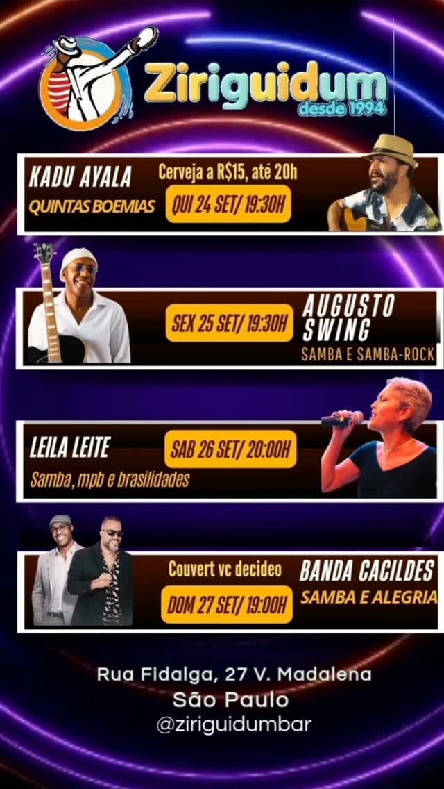 Flyer de Kadu Ayala