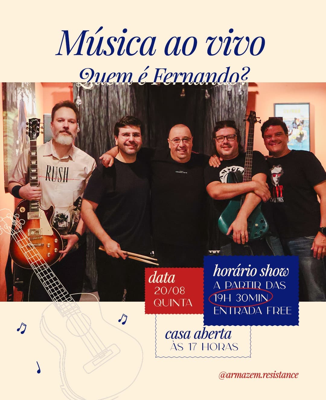 Flyer de Quem é Fernando?
