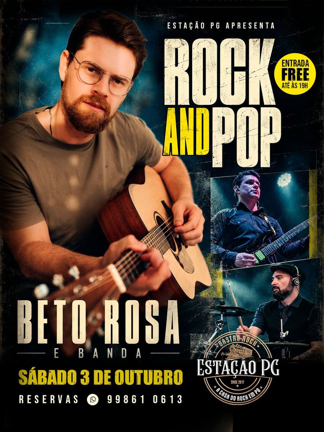 Flyer de Beto Rosa