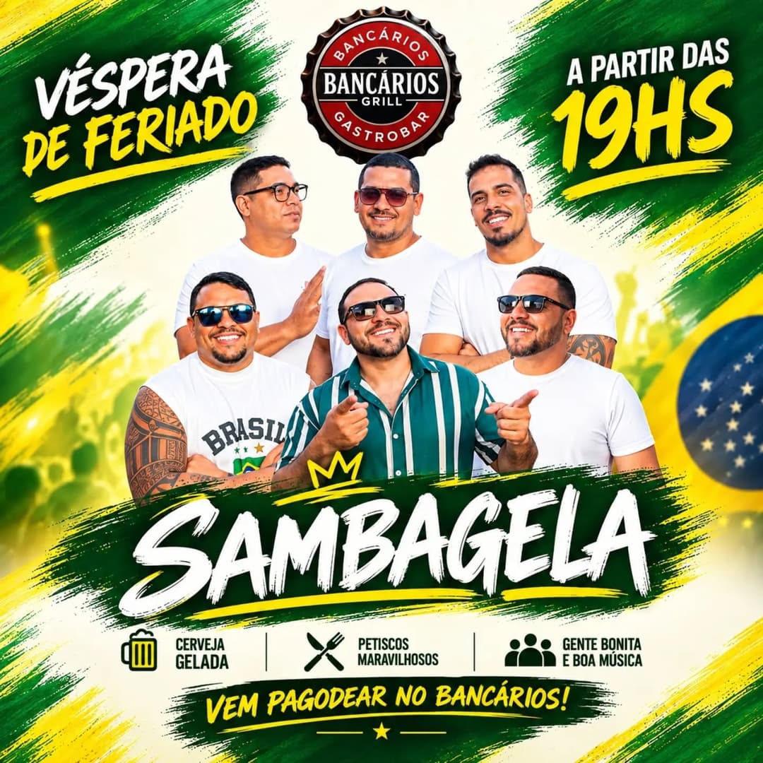 Flyer de Samba Gela