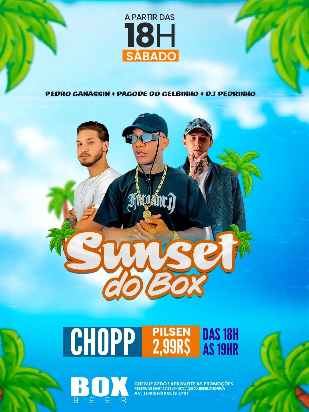 Flyer de DJ Pedrinho