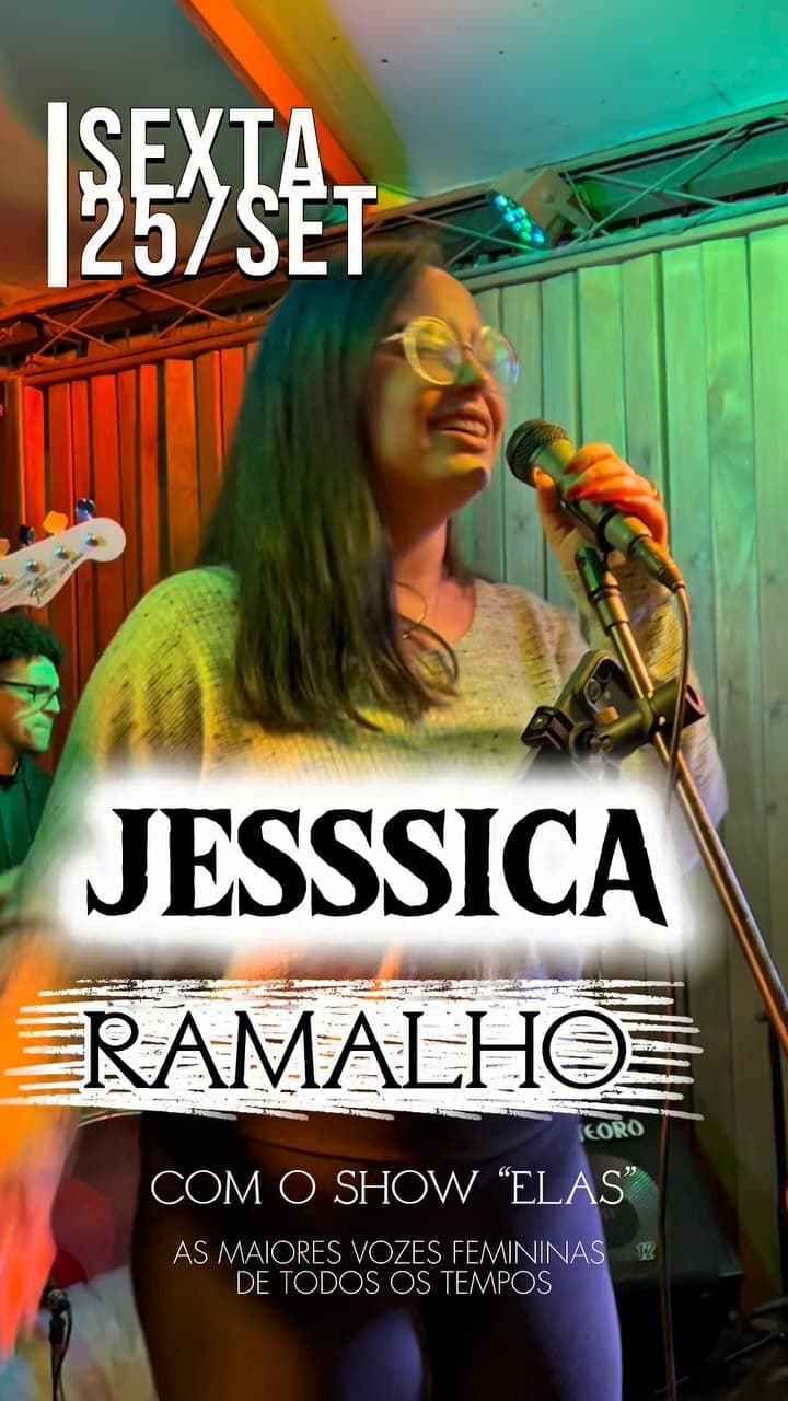Flyer de Jessica Ramalho & Banda