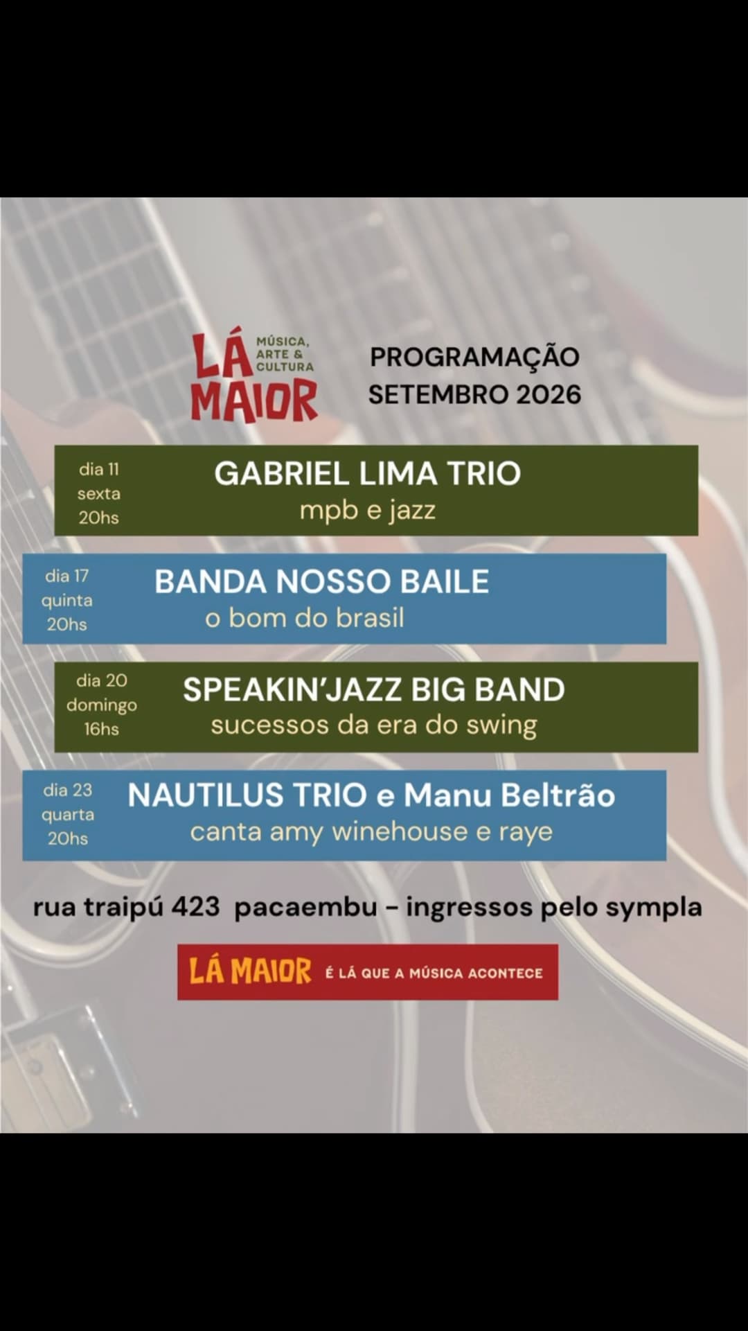 Flyer de Nautilus e Manu Beltrão