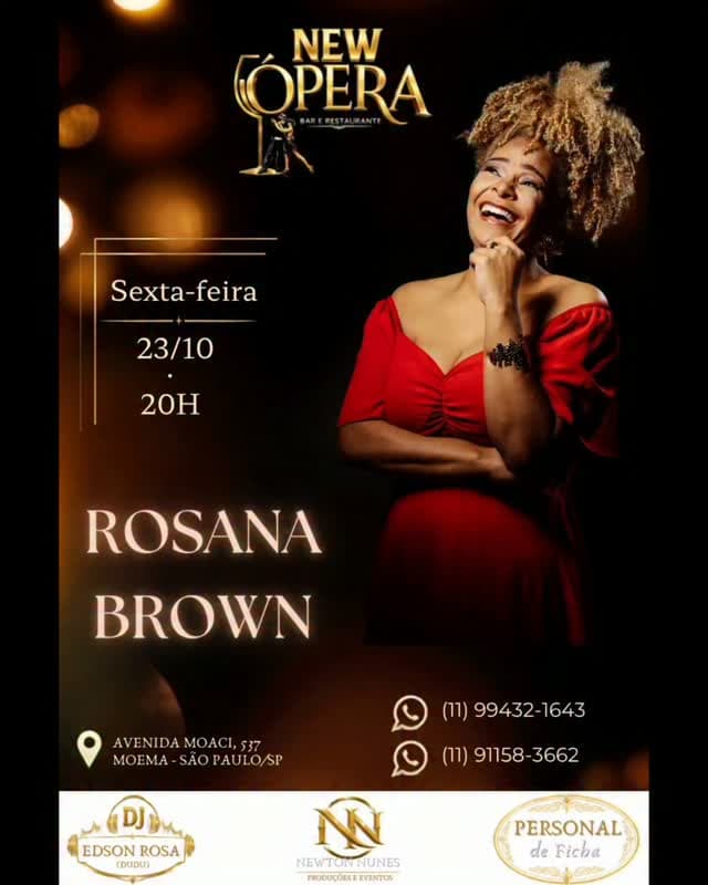 Flyer de Rosana Brown