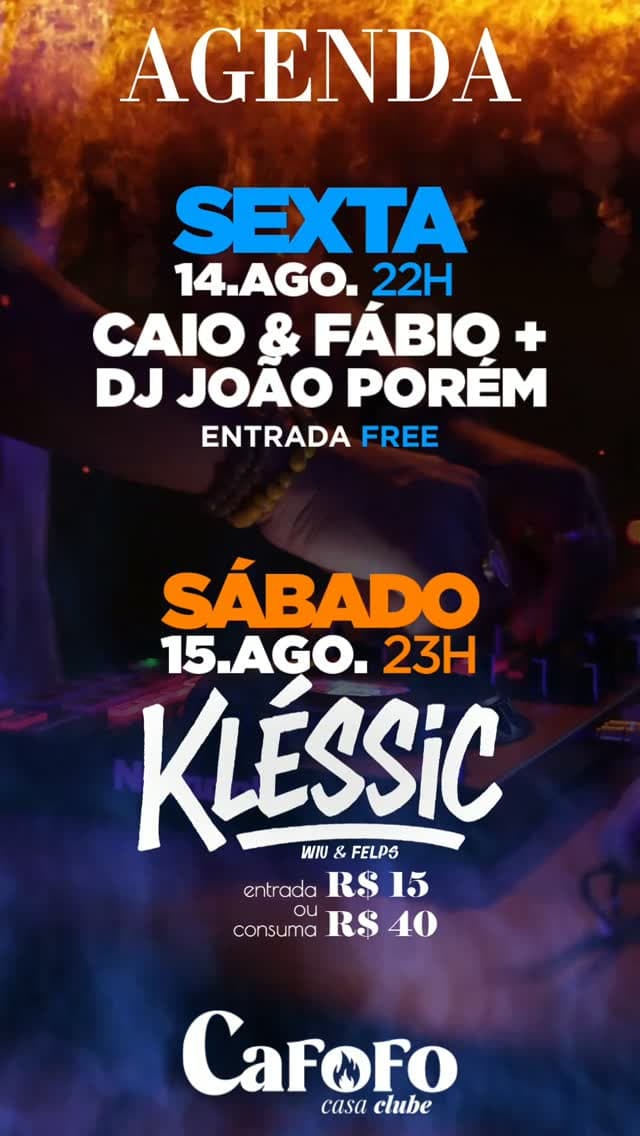 Flyer de DJ João Porém