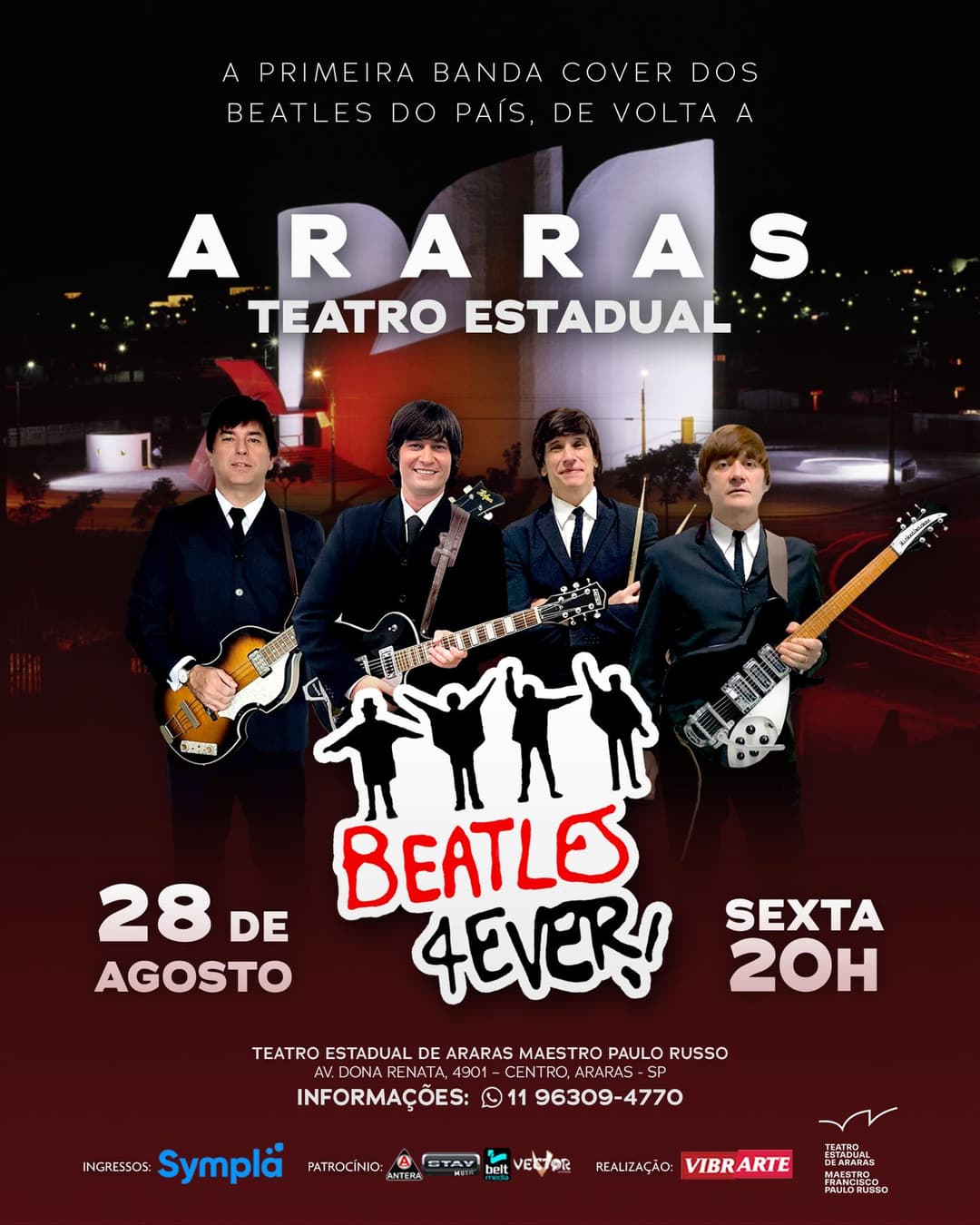 Flyer de Beatles 4Ever
