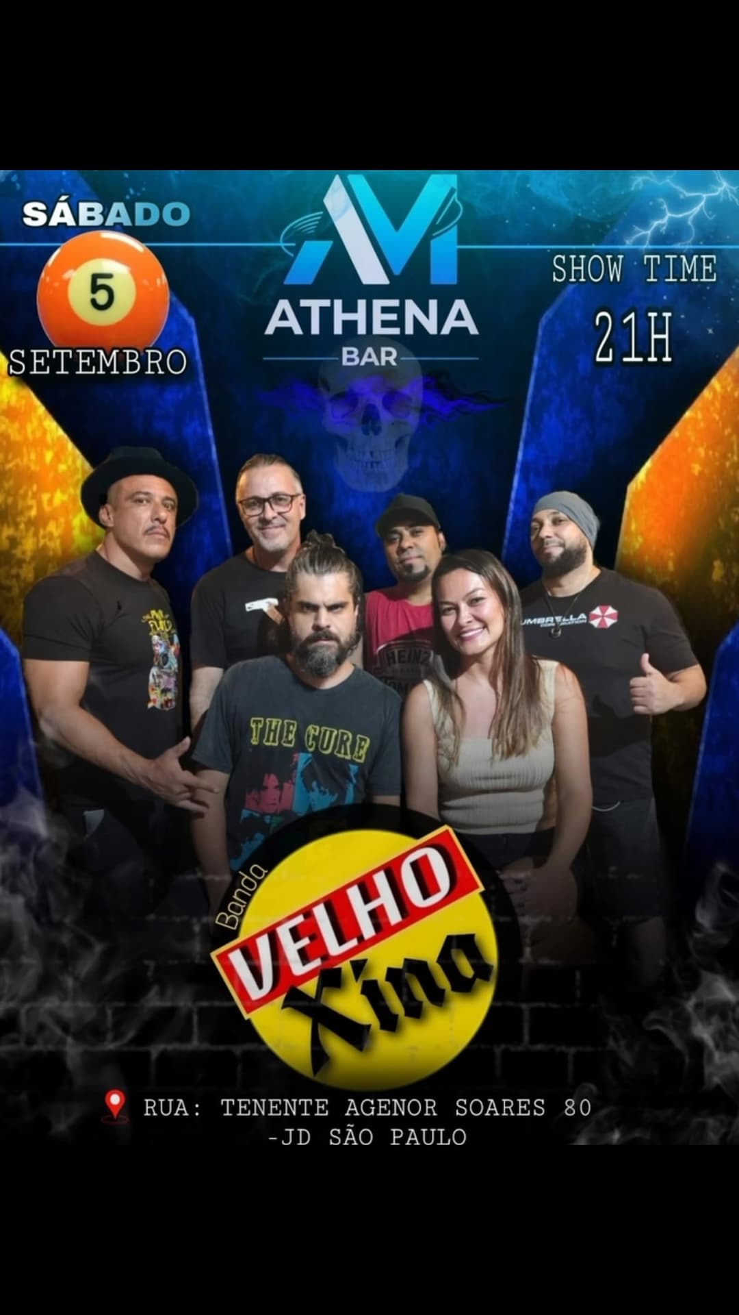 Flyer de Velho Xina