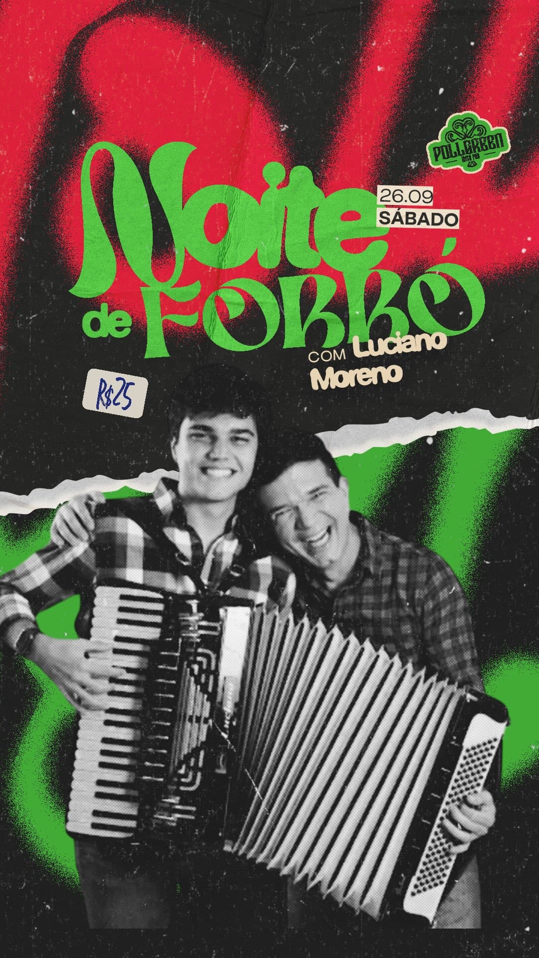 Flyer de Luciano Moreno