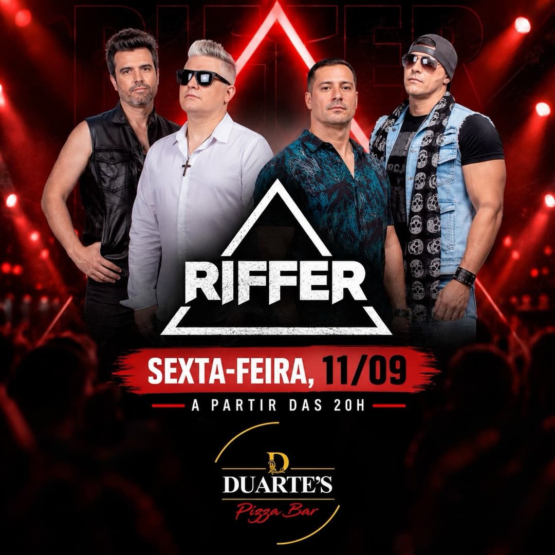 Flyer de Riffer Thiago Ribeiro