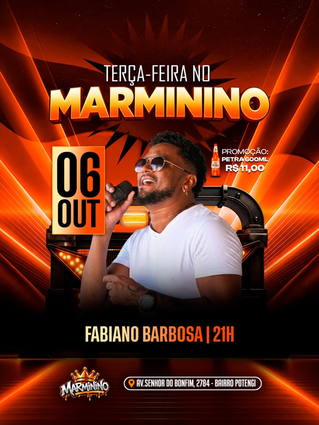 Flyer de Fabiano Barbosa