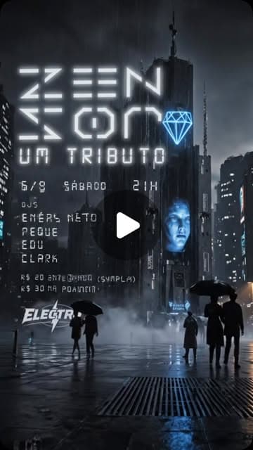 Flyer de Eduardo Andrade e Zensor