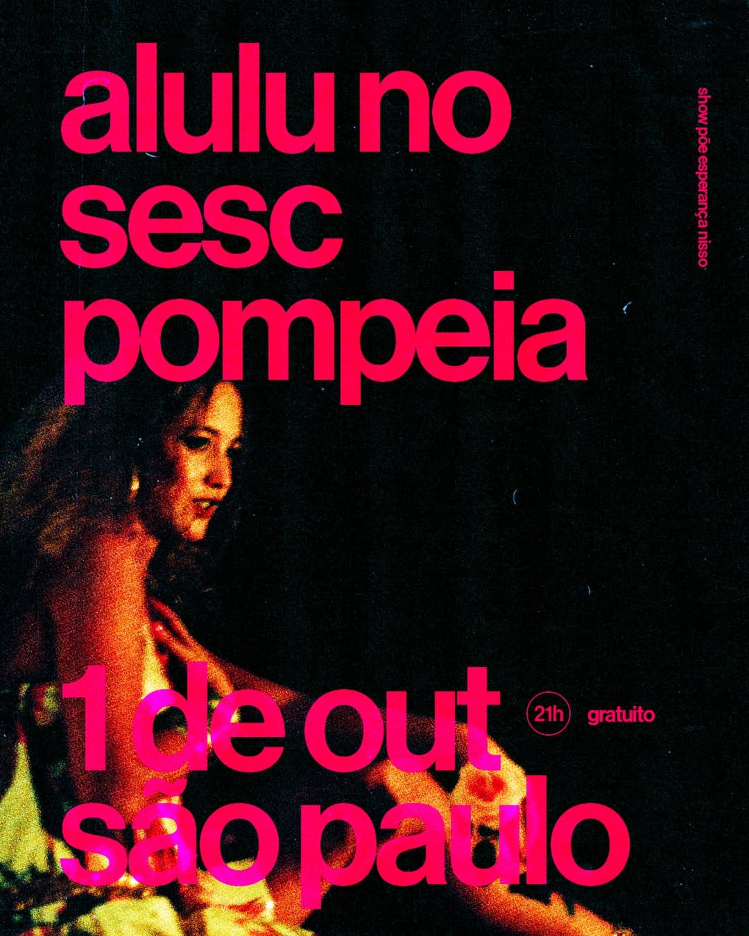 Flyer de Alulu e Poe Esperança Nisso