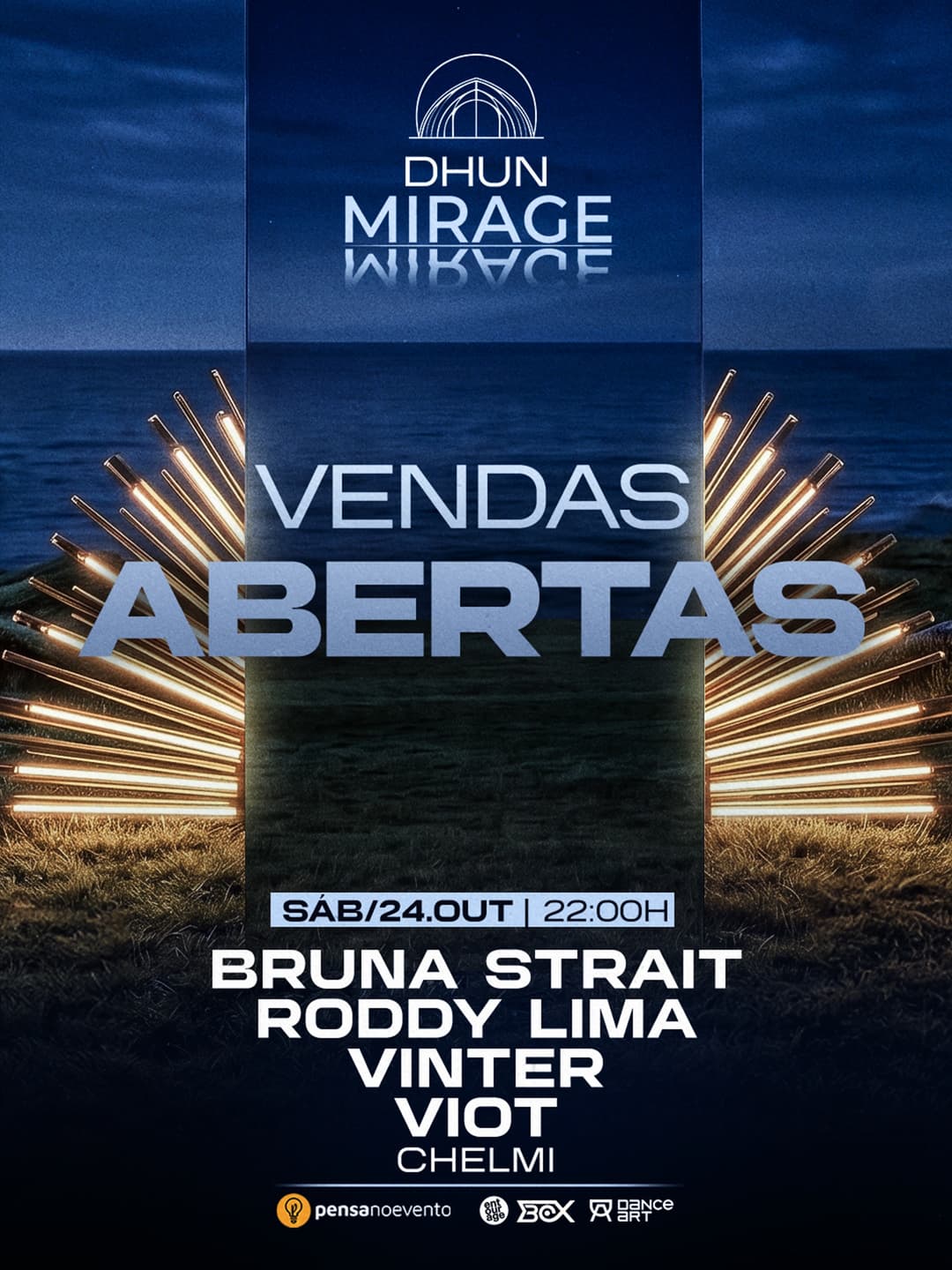 Flyer de brunastrait, Roddy Lima, Vinter, Viot e Chelmi