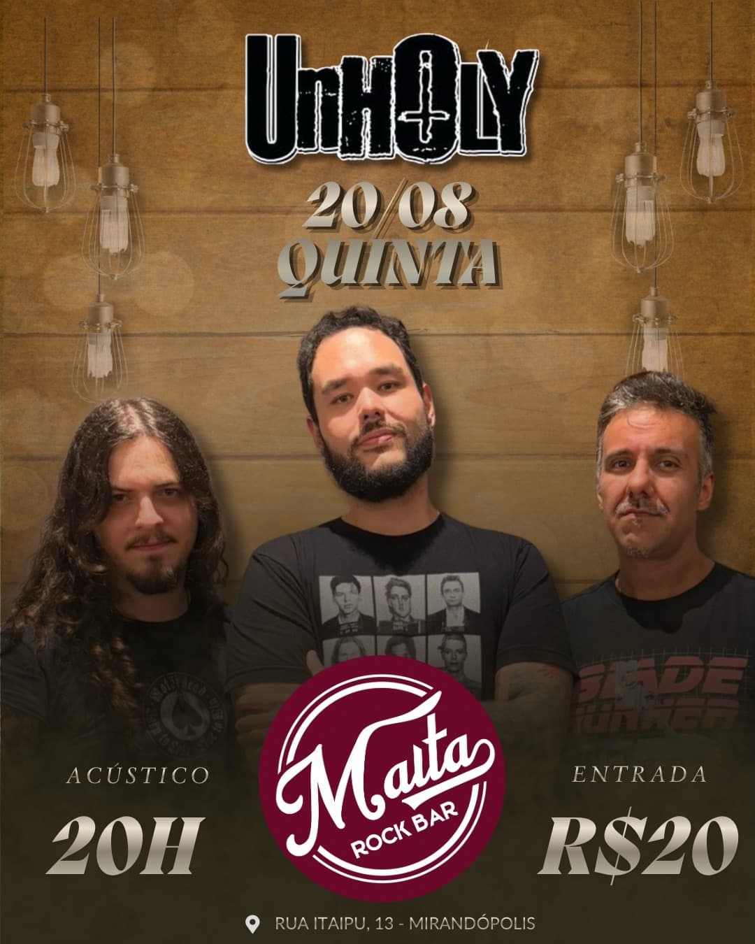Flyer de Unholy