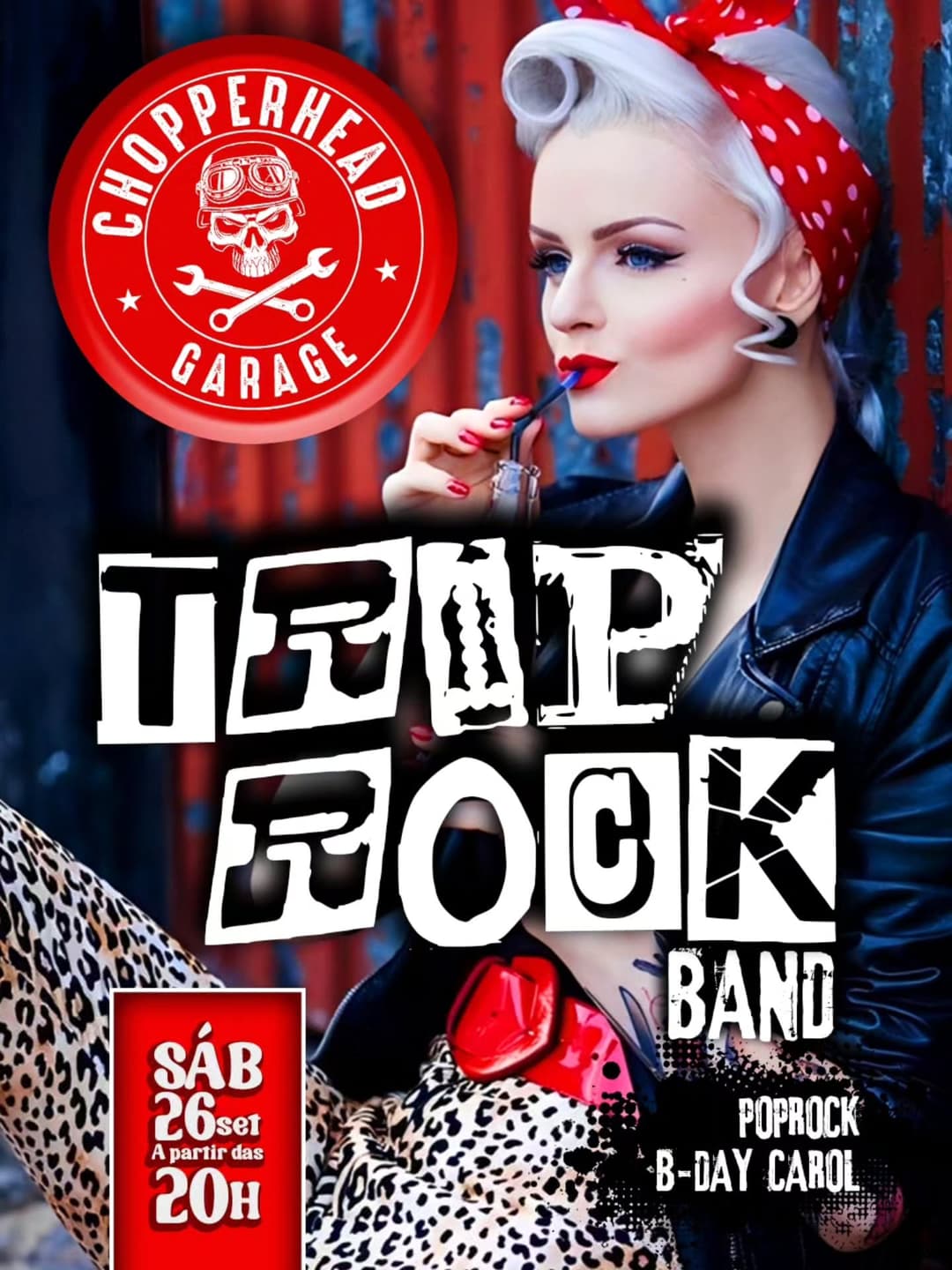 Flyer de ianguedesoficial e Trip Rock Band