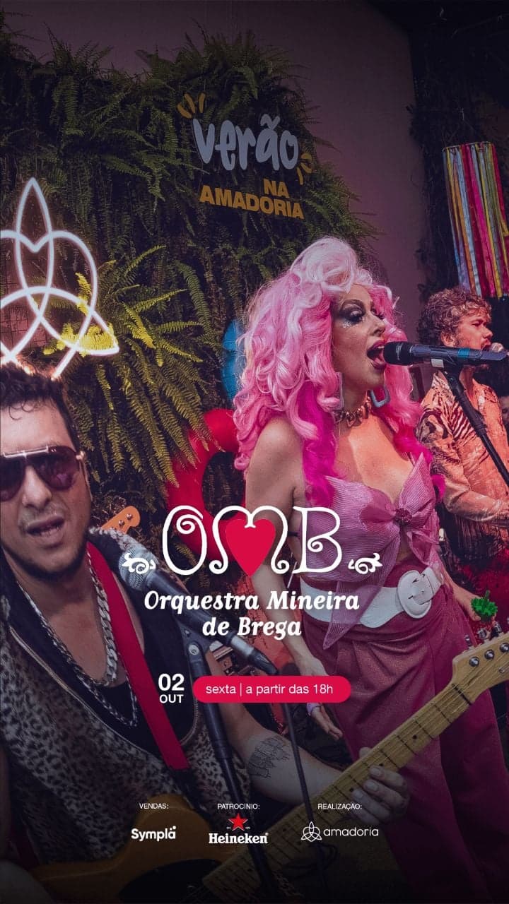 Flyer de Orquestra Mineira de Brega e Roy Suprasumo