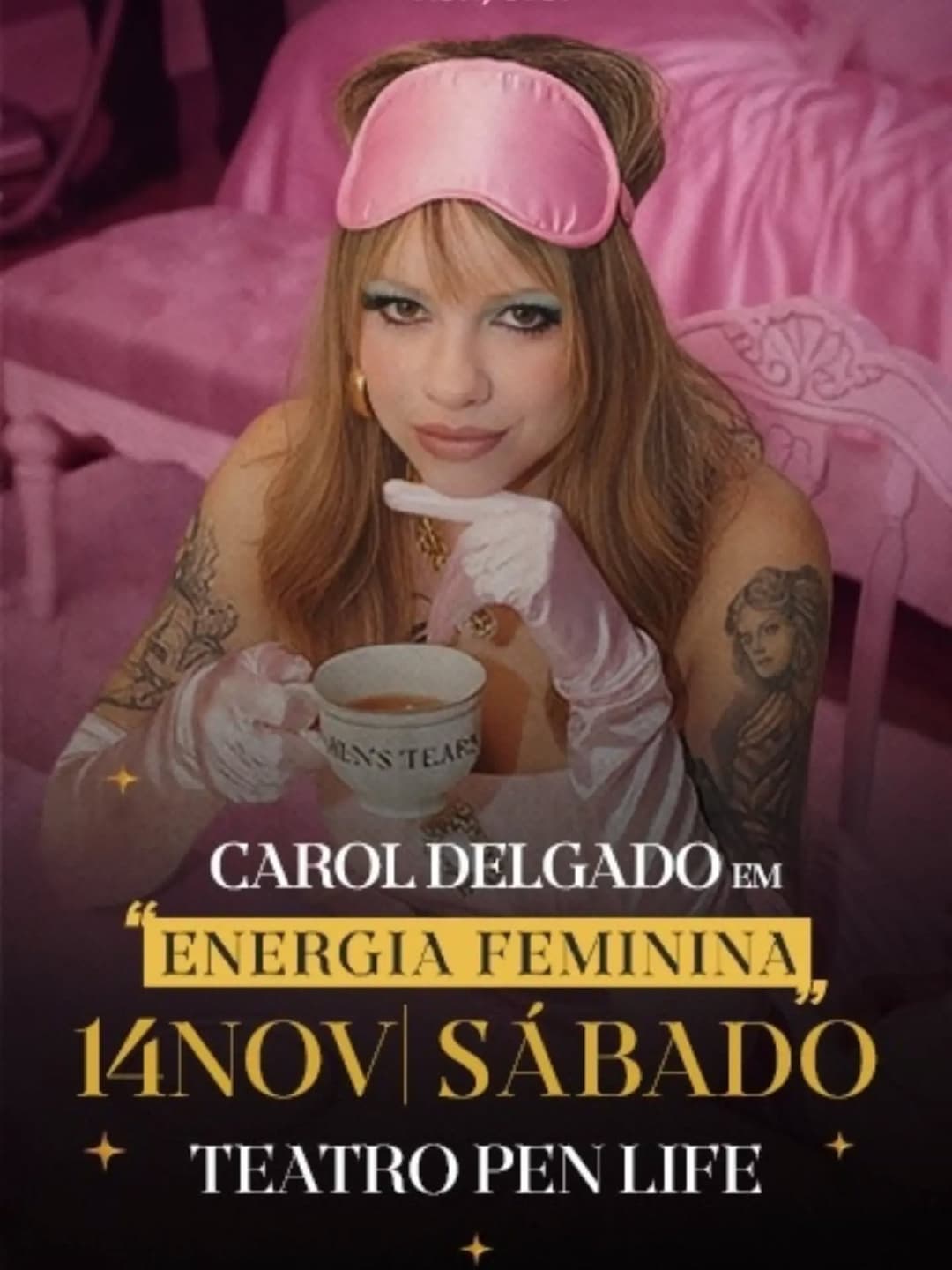 Flyer de Carol Delgado