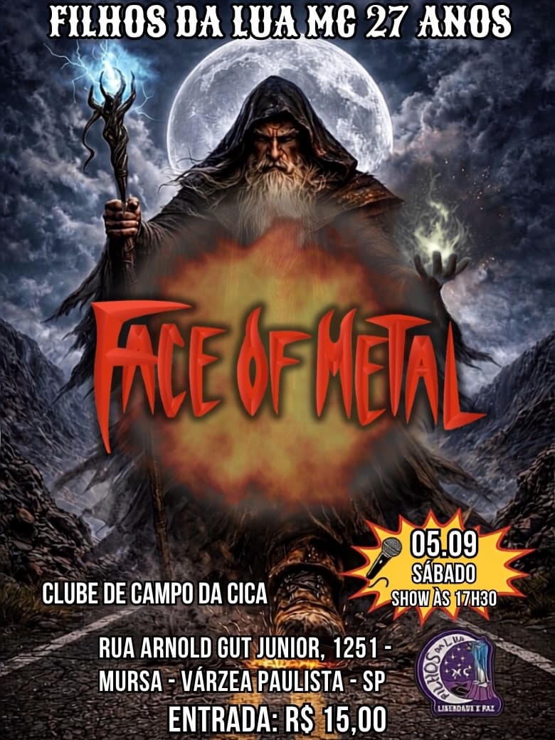 Flyer de Face of Metal