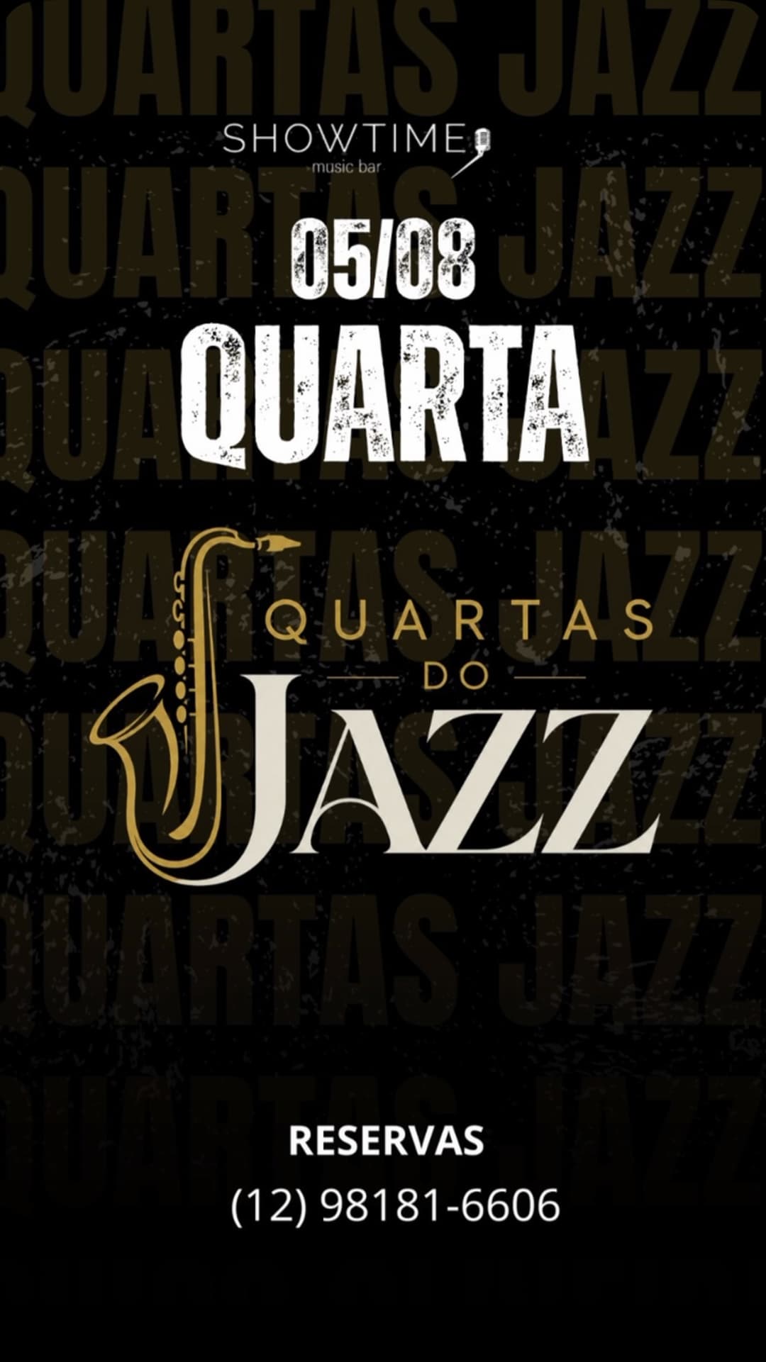 Flyer de Quartas do Jazz