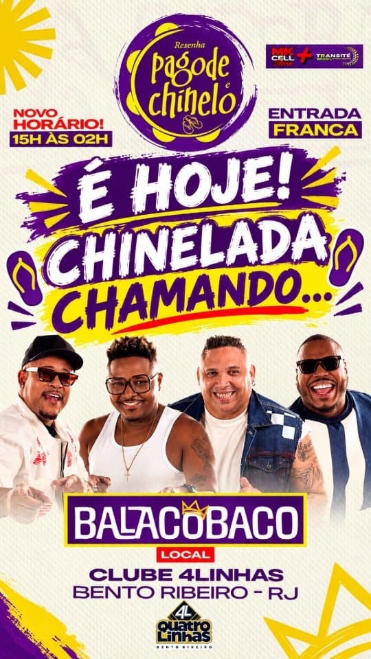 Flyer de Chinelada