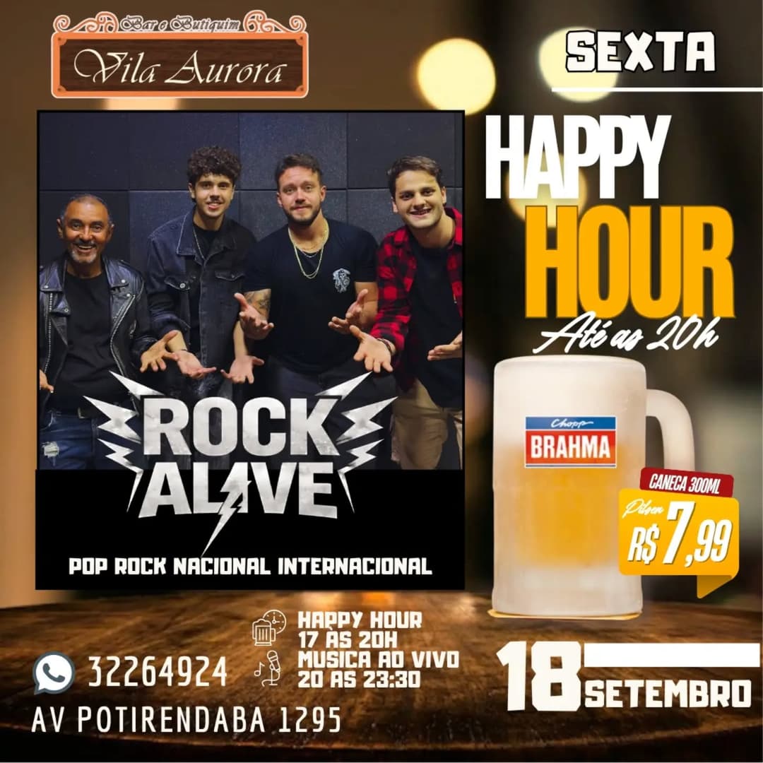 Flyer de ROCK ALIVE