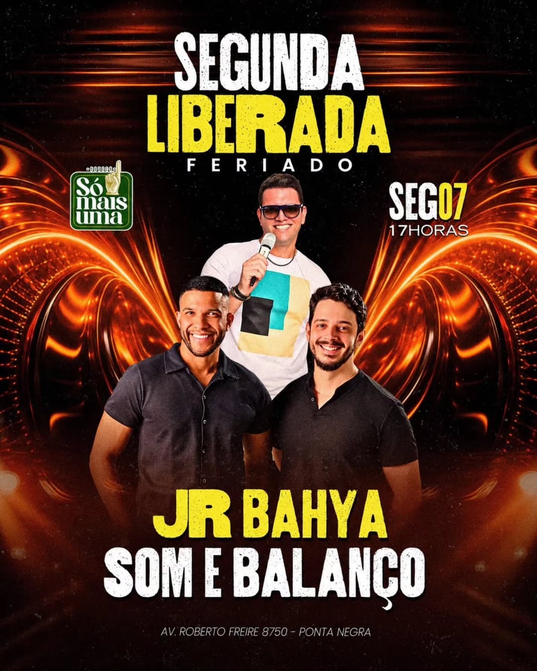 Flyer de JR Bahia e Som e Balanço