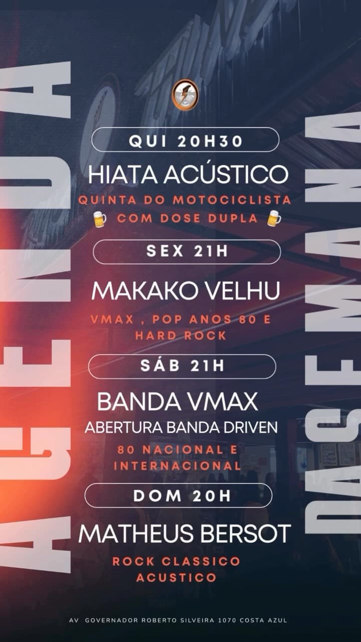 Flyer de Hiata Acústico